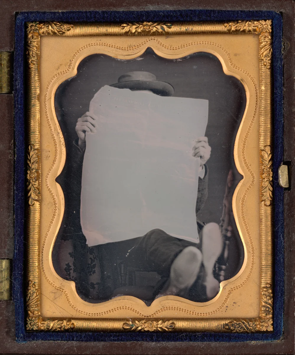 Portrait of a Man by American 19th Century, photograph, 1850-1860