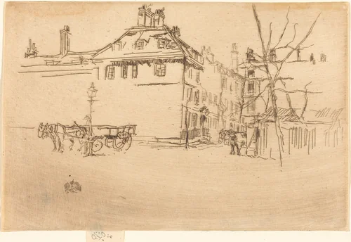 Temple by James McNeill Whistler, print, 1880-1881
