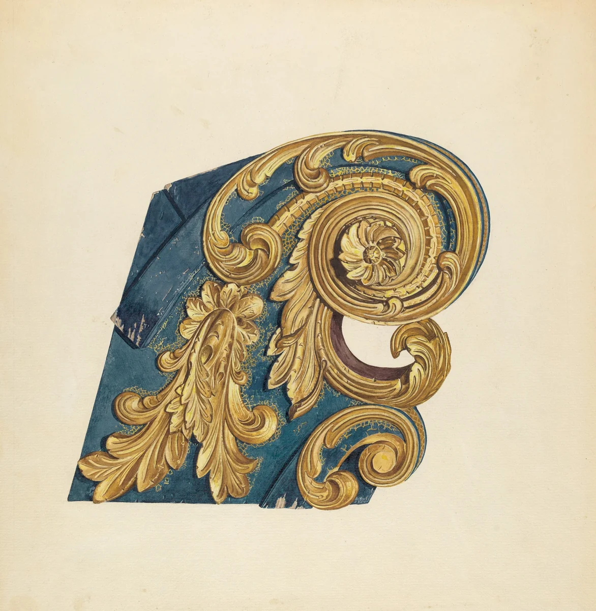 Ship Billethead by Dorothy Hay Jensen, index of american design, 1937