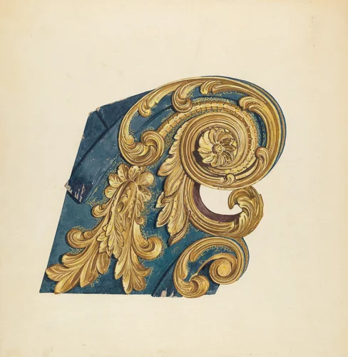 Ship Billethead by Dorothy Hay Jensen, index of american design, 1937