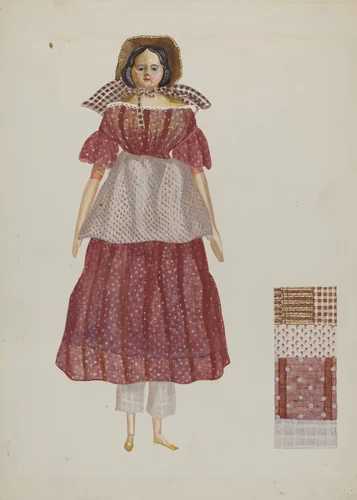 Pioneer Doll by Verna Tallman, index of american design, 1937