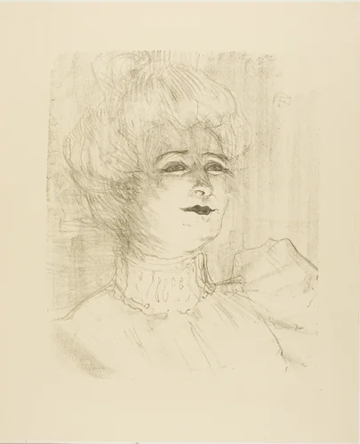 Marie-Louise Marsy, from Treize Lithographies by Henri de Toulouse-Lautrec, print, 1898