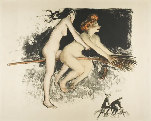 Witches by Jean Veber, print, 1900