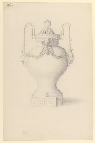 Design for an Urn by anonymous, drawing, 1765-1795