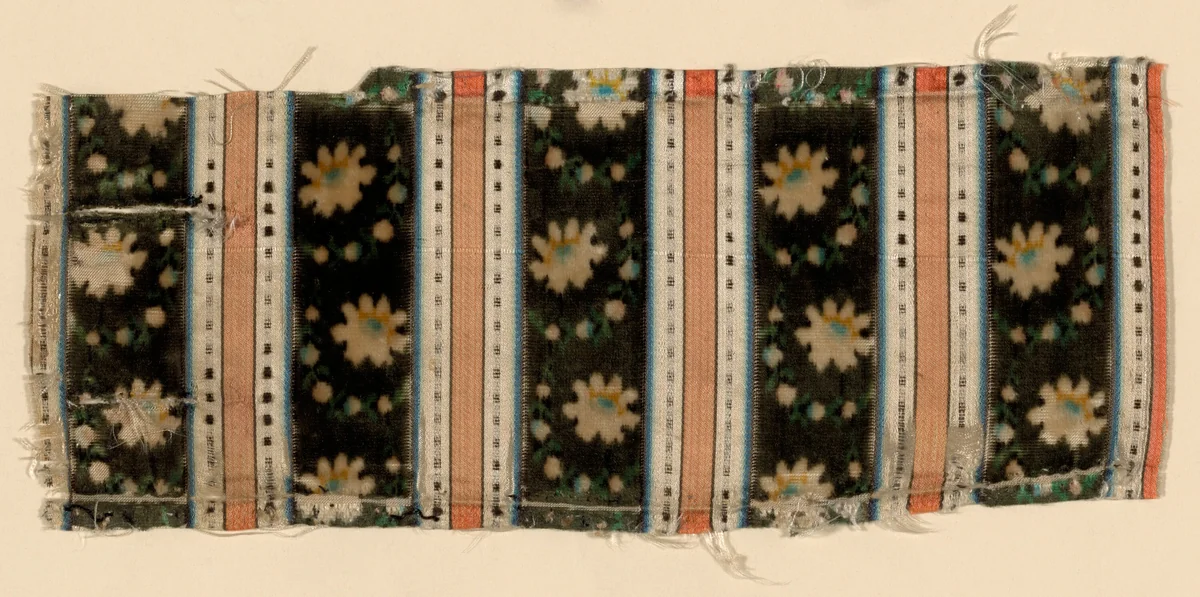 Fragment by Italy or France, textile, 1750-1800