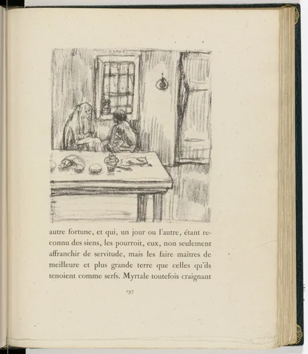 In-text plate (page 197) from Daphnis et Chloé by Pierre Bonnard, illustrated book, 1902