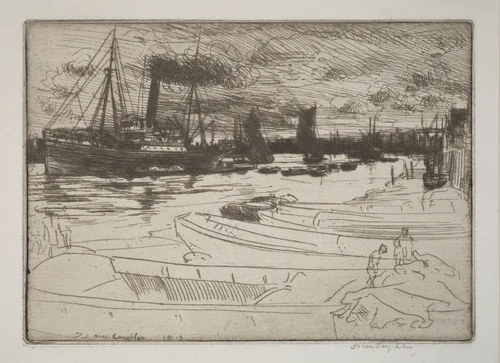 Evening Light by Donald Shaw MacLaughlan, print, 1913