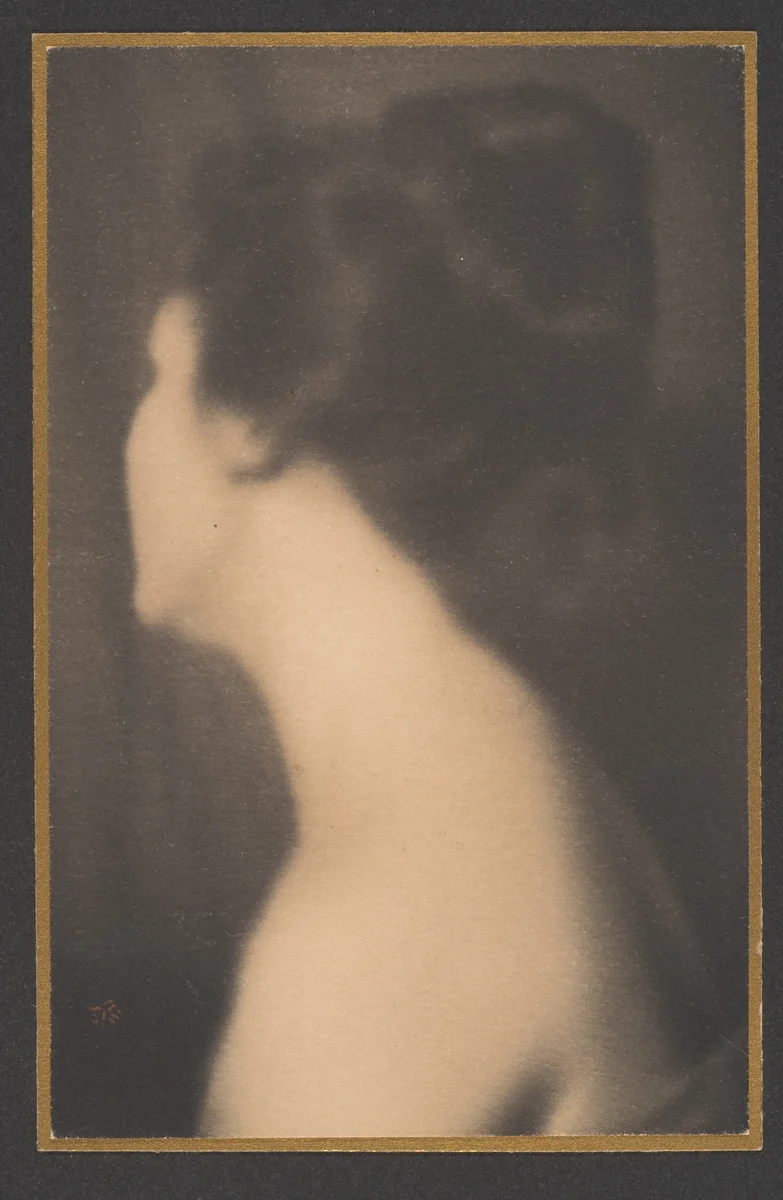 [The Averted Head - A Study in Flesh Tones] by Joseph T. Keiley, photograph, 1899