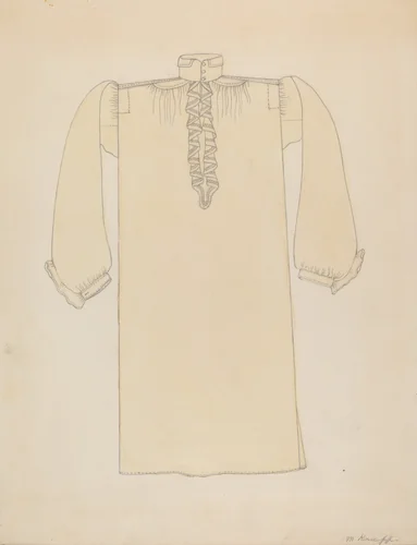 Man's Shirt by Margaret Knapp, index of american design, 1936