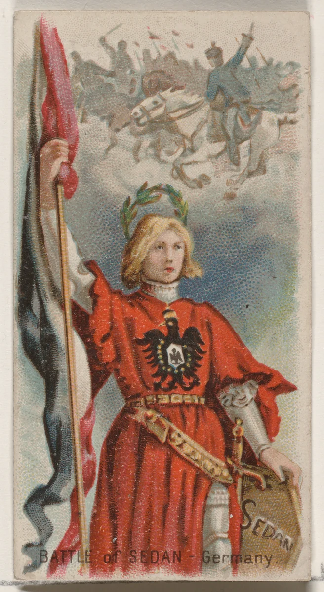 Battle of Sedan, Germany, from the Holidays series (N80) for Duke brand cigarettes by W. Duke, Sons & Co., print, 1890