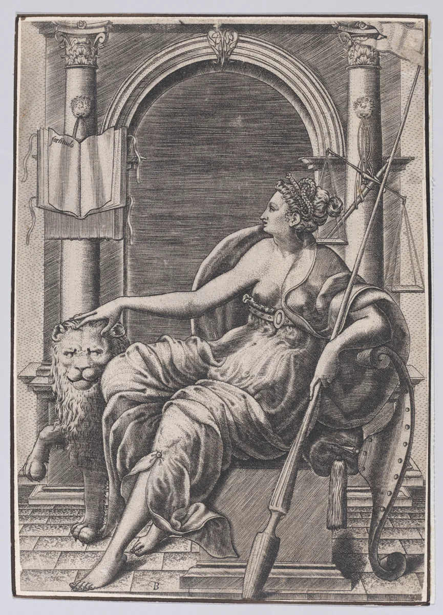 La Force by Jean Chartier, print, 1510-1580