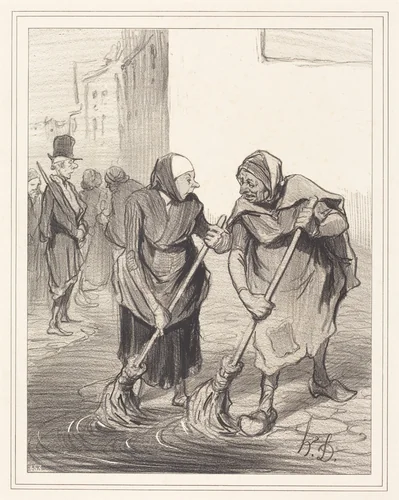 Dites donc, mame Giboulard... by Honoré Daumier, print, 1843