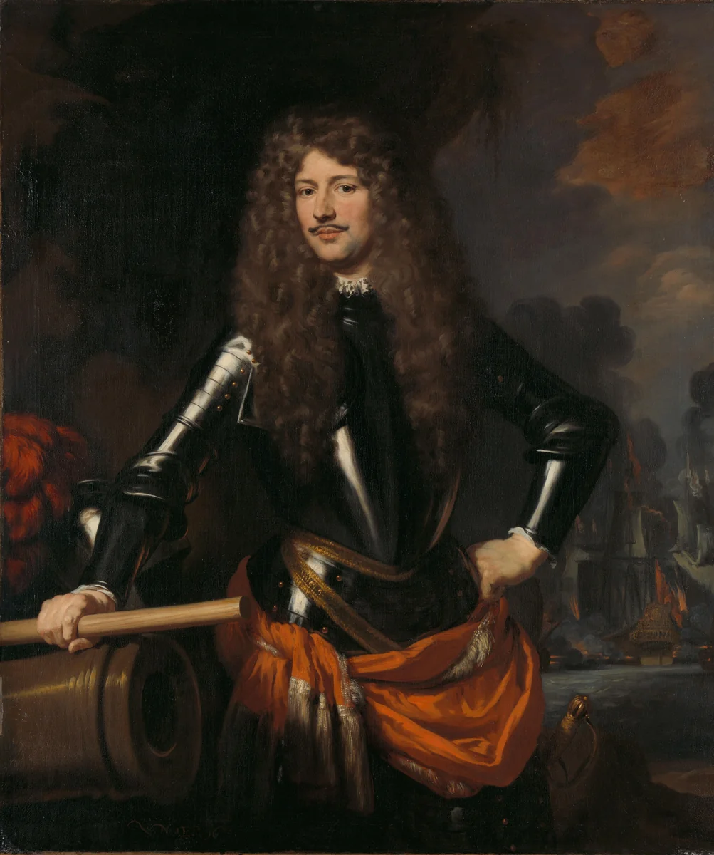 Cornelis Evertsen, Lieutenant-Admiral of Zeeland by Nicolaes Maes, painting, 1680