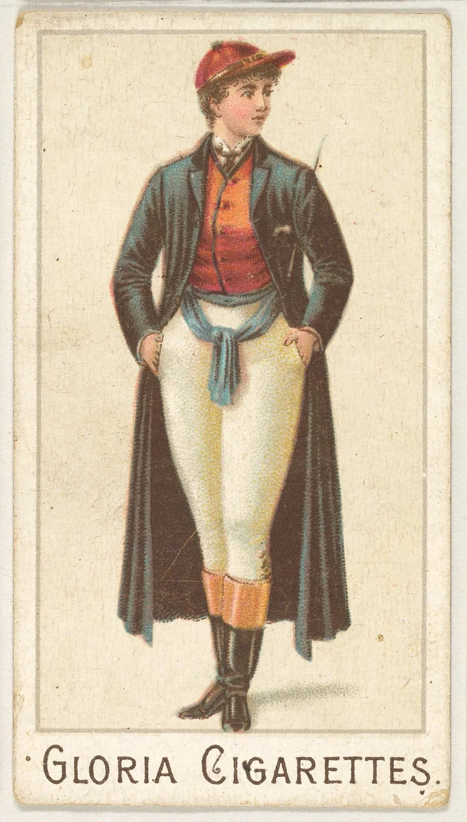 From the series "Sports Girls" (C190), issued by the American Cigarette Company, Ltd., Montreal, to promote Gloria Cigarettes by American Cigarette Company, Ltd., print, 1885-1895