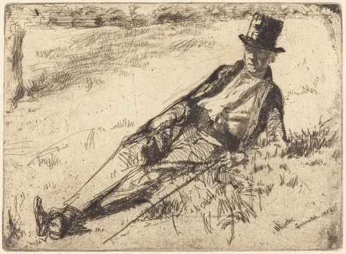 Greenwich Pensioner by James McNeill Whistler, print, 1859