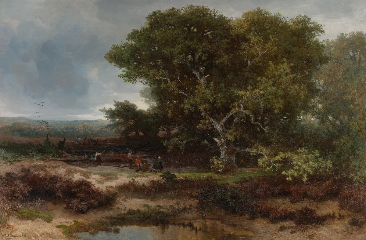 The Heath near Wolfheze by Johannes Warnardus Bilders, painting, 1866