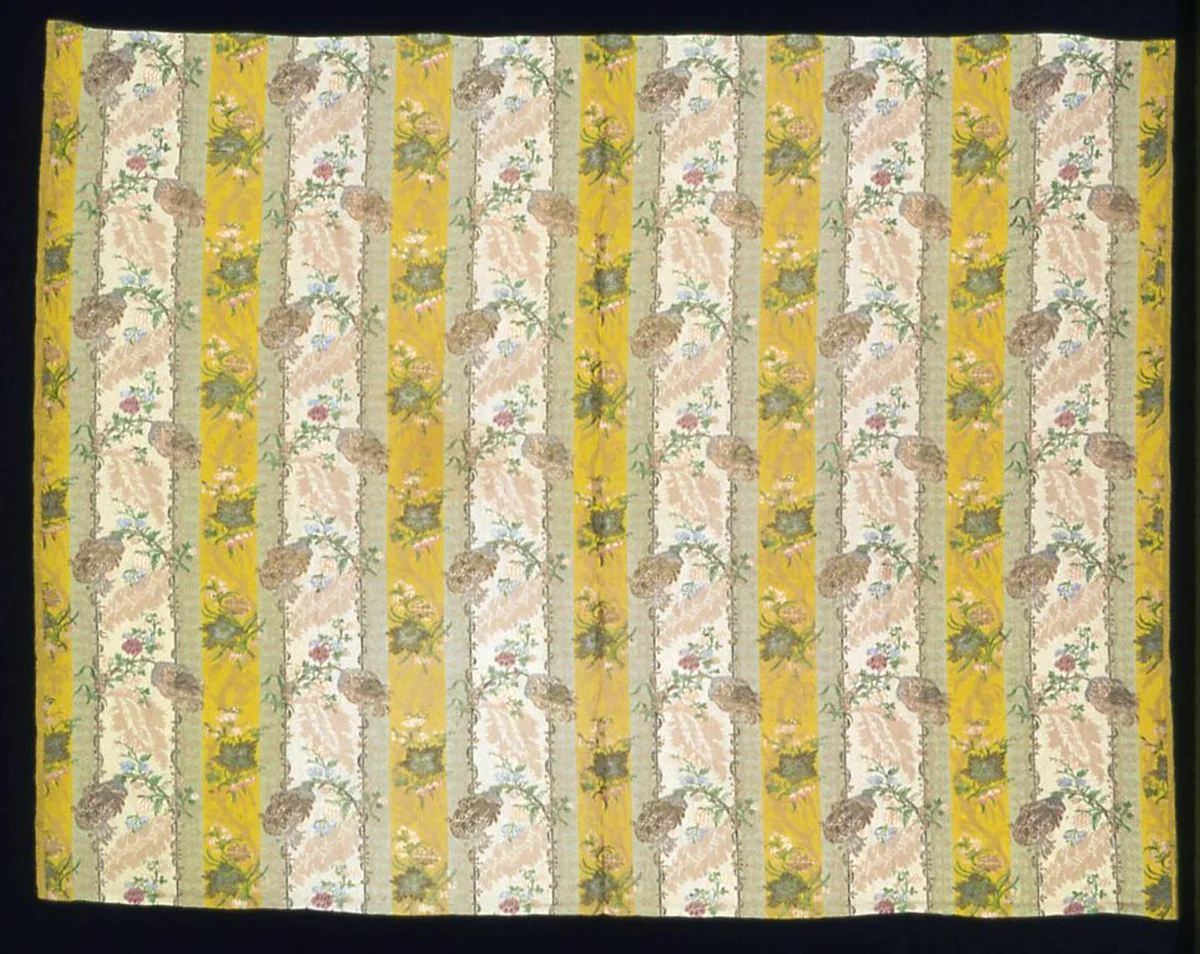 Panel by France, textile, 1860-1890