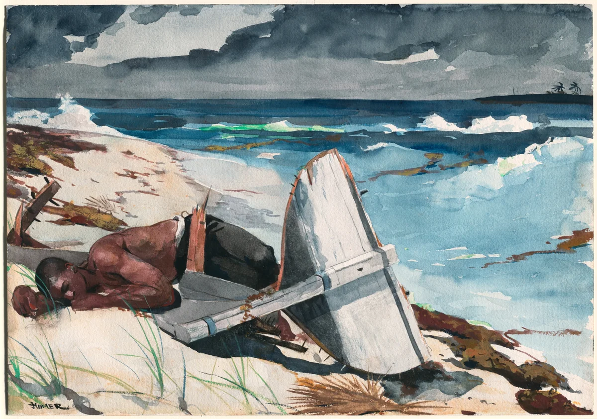 After the Hurricane, Bahamas by Winslow Homer, painting, 1899