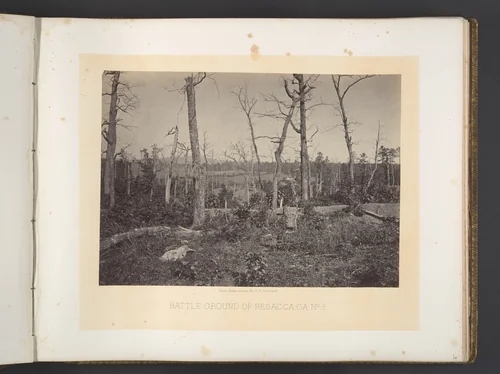 Battle Ground of Resacca, Georgia No. 3 by George N. Barnard, photograph, 1860-1869