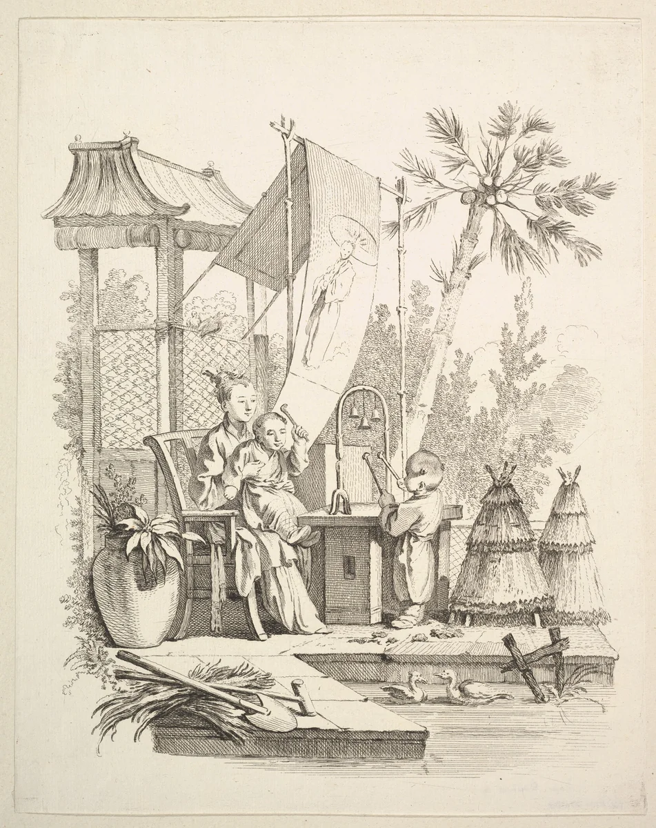 Bells by Gabriel Huquier, print, 1737-1747