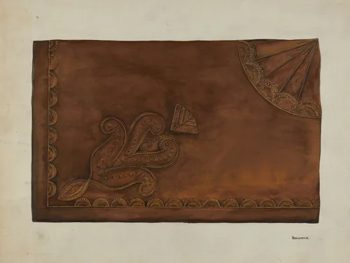 Leather Seat by Gerald Transpota, index of american design, 1939