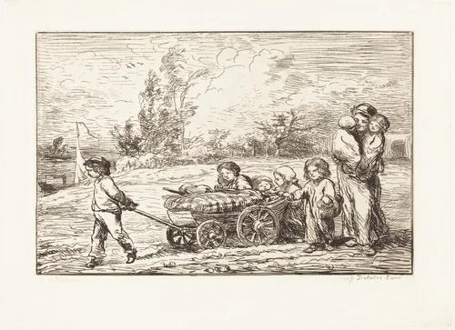 Boarding the Bottin (L'Emmenagement au Bottin) by Charles-François Daubigny, portfolio, 1862