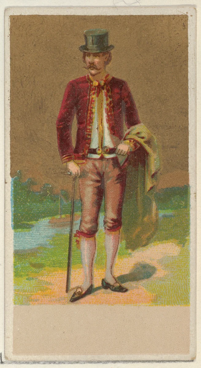 Holland, from the Natives in Costume series (N16), Teofani Issue, for Allen & Ginter Cigarettes Brands by Allen & Ginter, print, 1886-1900