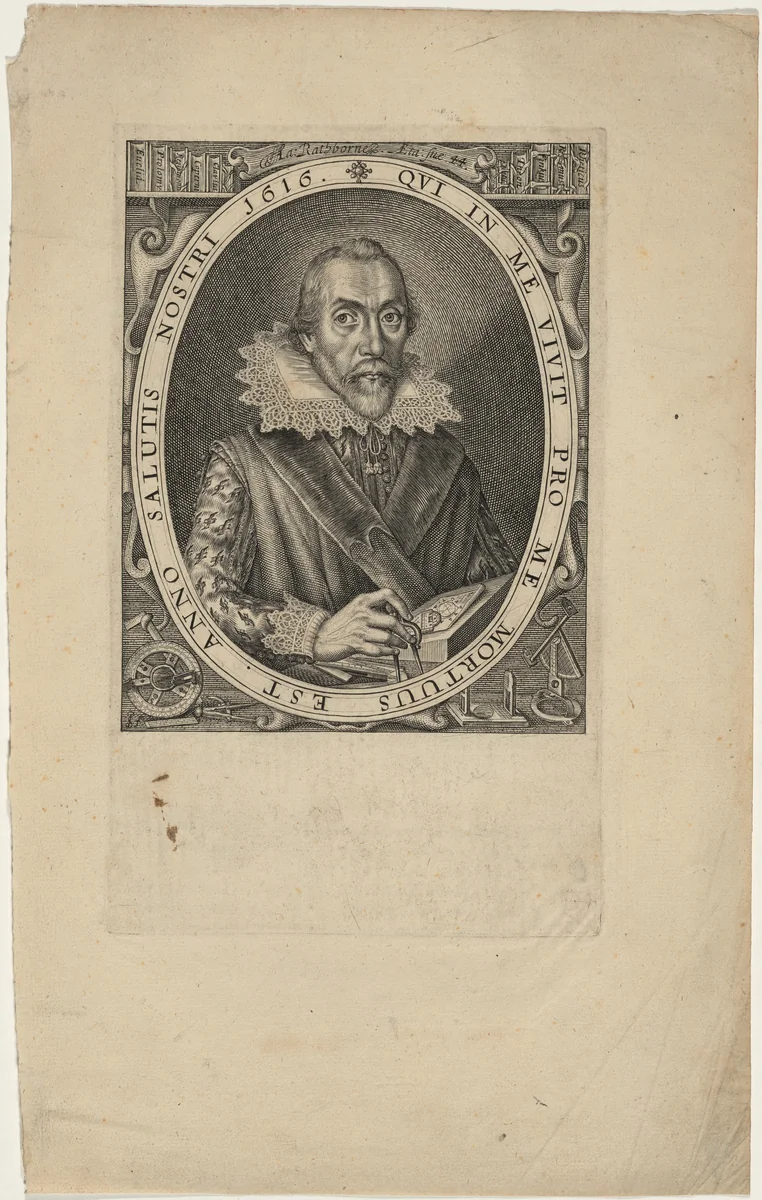 Aaron Rathborne by Simon van de Passe, print, 1616