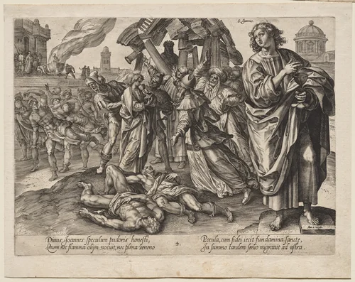 St. John by Hendrick Goltzius, print, 1573-1583