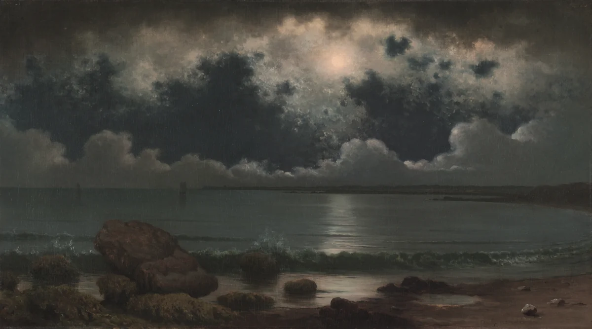 Point Judith, Rhode Island by Martin Johnson Heade, painting, 1867-1868