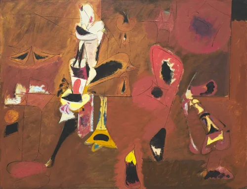 Agony by Arshile Gorky, painting, 1947
