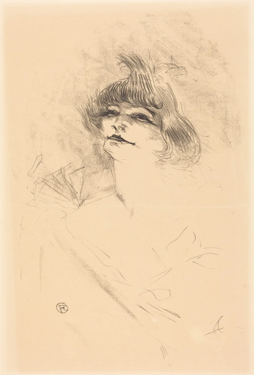 Polaire by Henri de Toulouse-Lautrec, print, 1897