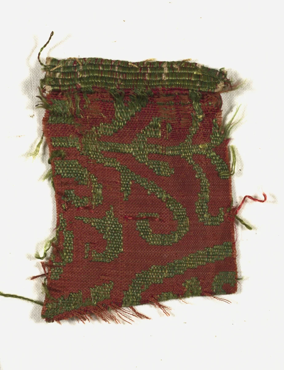 Silk Fragment by Unknown, textile, 1200-1299