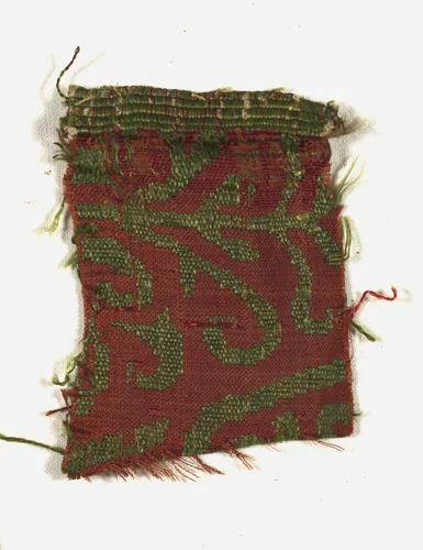 Silk Fragment by Unknown, textile, 1200-1299