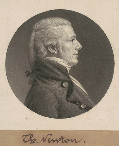 Thomas Newton, Jr. by Charles B. J. Févret de Saint-Mémin, print, 1806