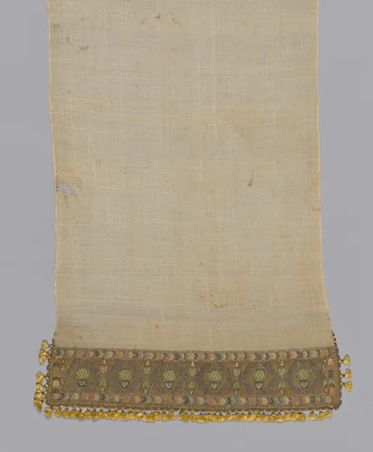 Towel or Napkin by Turkey, textile, 1801-1900