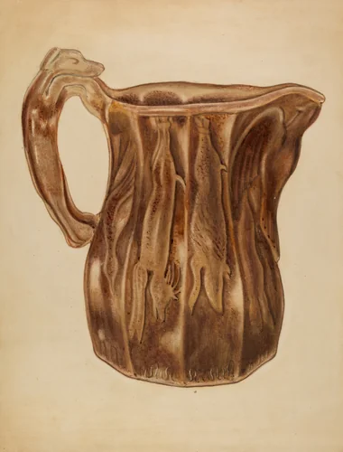 Pitcher by Giacinto Capelli, index of american design, 1937