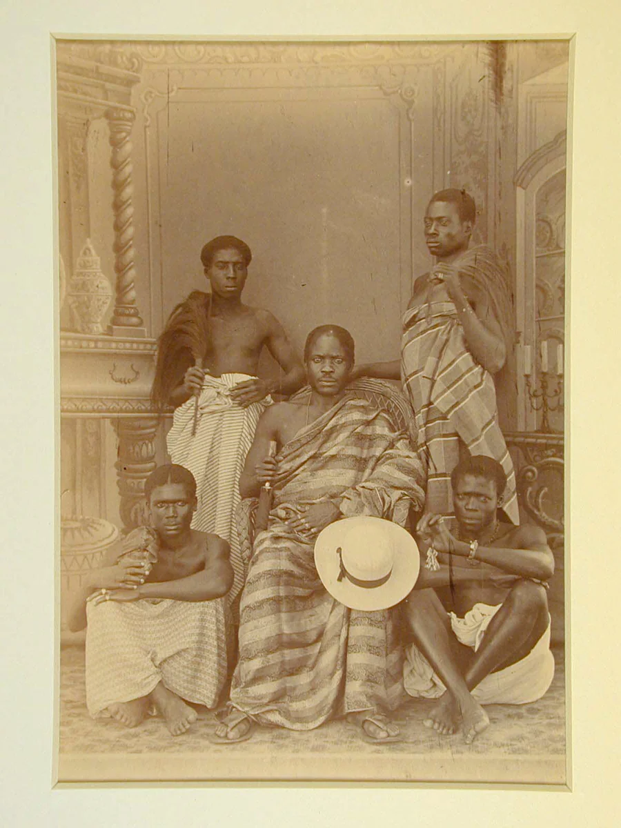 Five Men by Lutterodt and Son Studio, photograph, 1875-1885