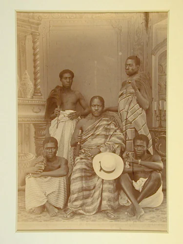 Five Men by Lutterodt and Son Studio, photograph, 1875-1885