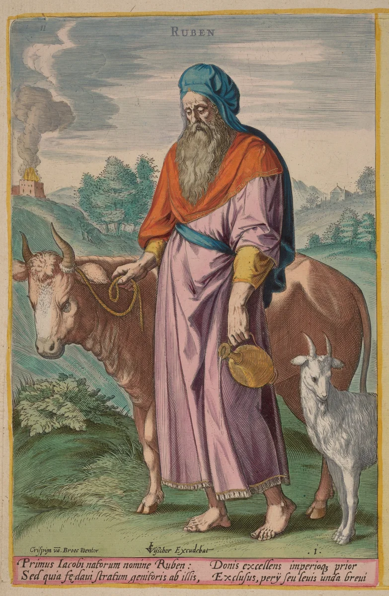 Ruben by Jan Sadeler I, portfolio, 1585