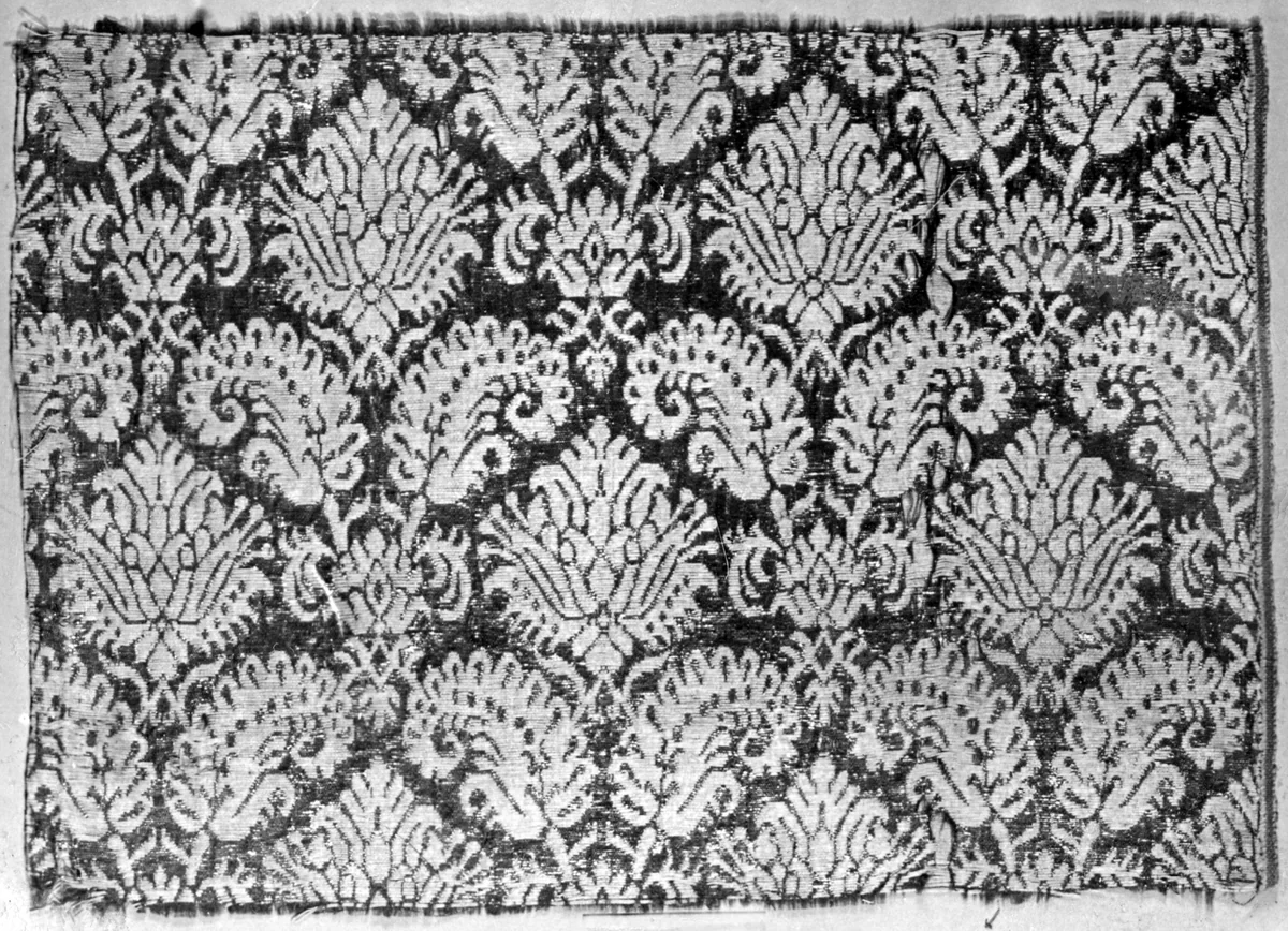 Fragment by Netherlands, textile, 1701-1800