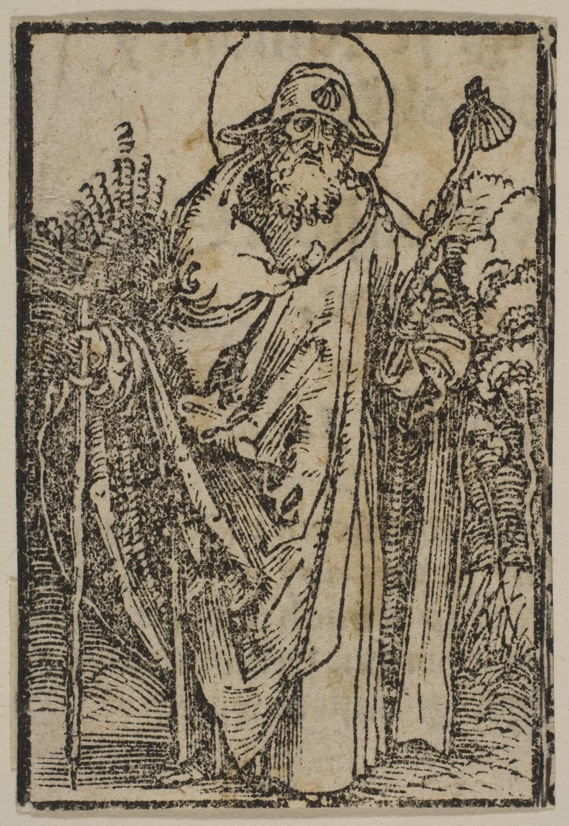 Saint James Major by Albrecht Dürer, print, 1485-1528