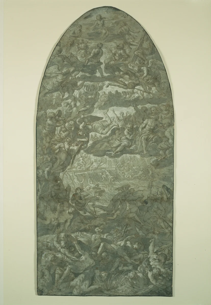 The Last Judgment by Jacopo Robusti, drawing, 1538-1594