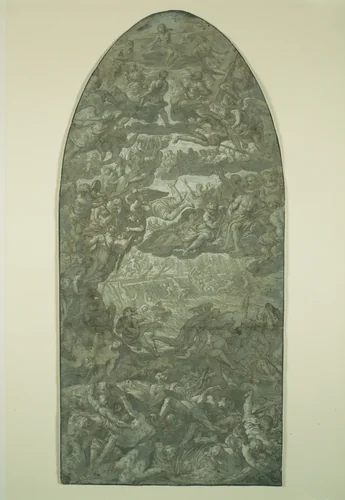 The Last Judgment by Jacopo Robusti, drawing, 1538-1594