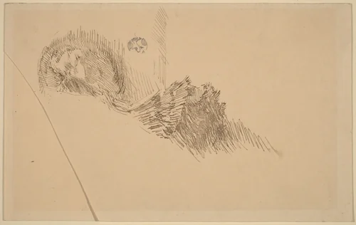 Mrs or Miss McNay by James McNeill Whistler, drawing, 1882
