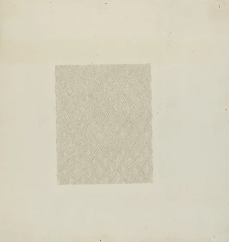 Shaker Tablecloth by George Constantine, index of american design, 1936