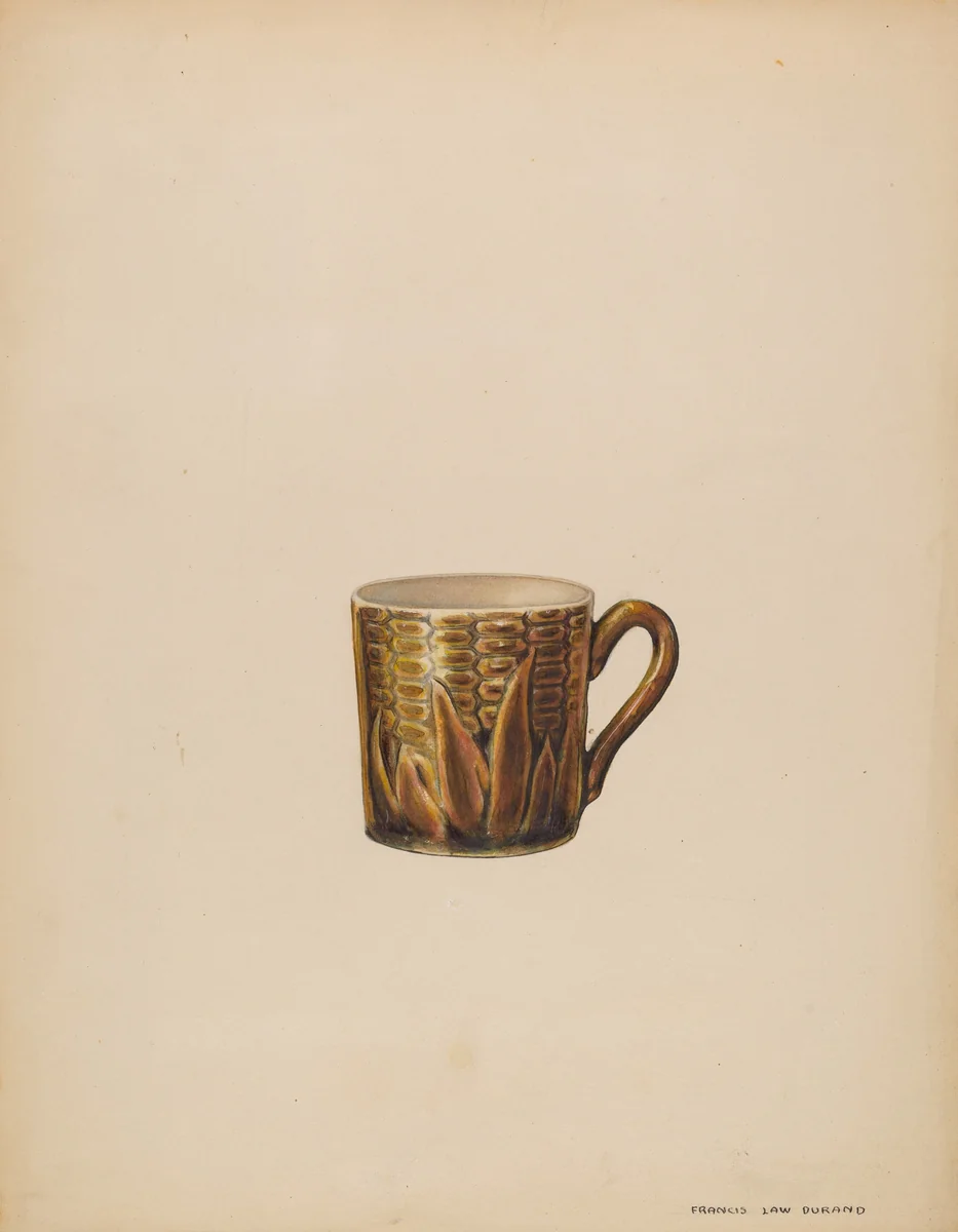 Cup by Francis Law Durand, index of american design, 1937-1938