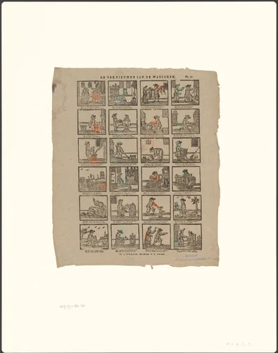 Het leven van Jan de Wasscher by anonymous, print, 1806-1830