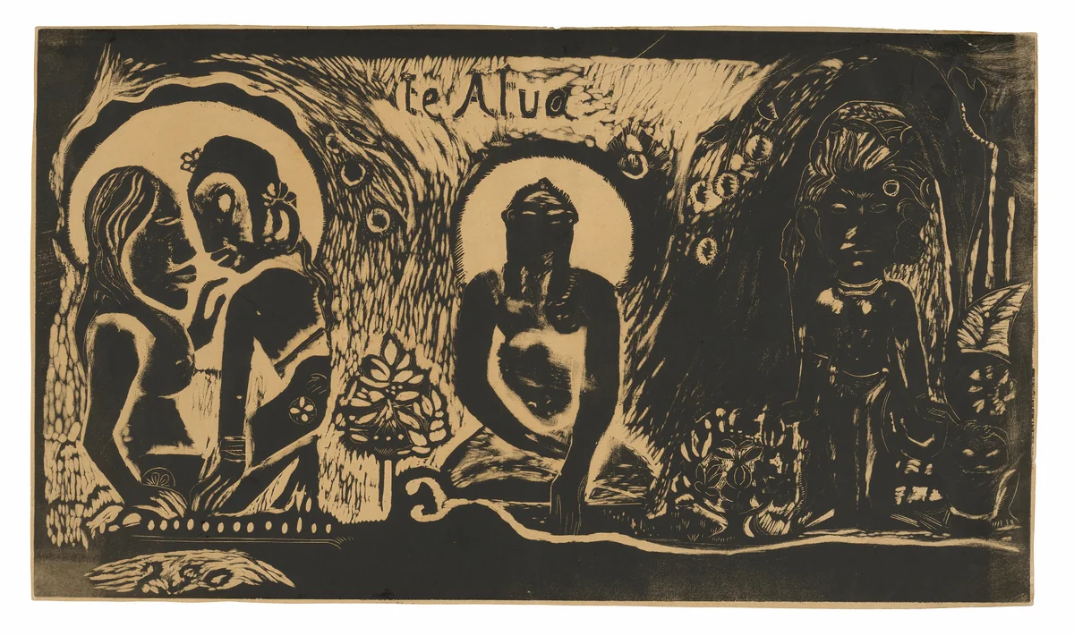 Te atua (The God), from the Noa Noa Suite by Paul Gauguin, print, 1893-1894