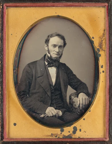 Portrait of a Man by American 19th Century, photograph, 1850-1859
